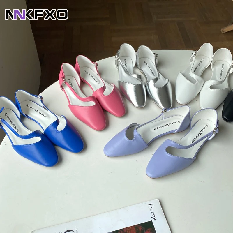 

Туфли женские однотонные на плоской подошве, с мягкой подошвой