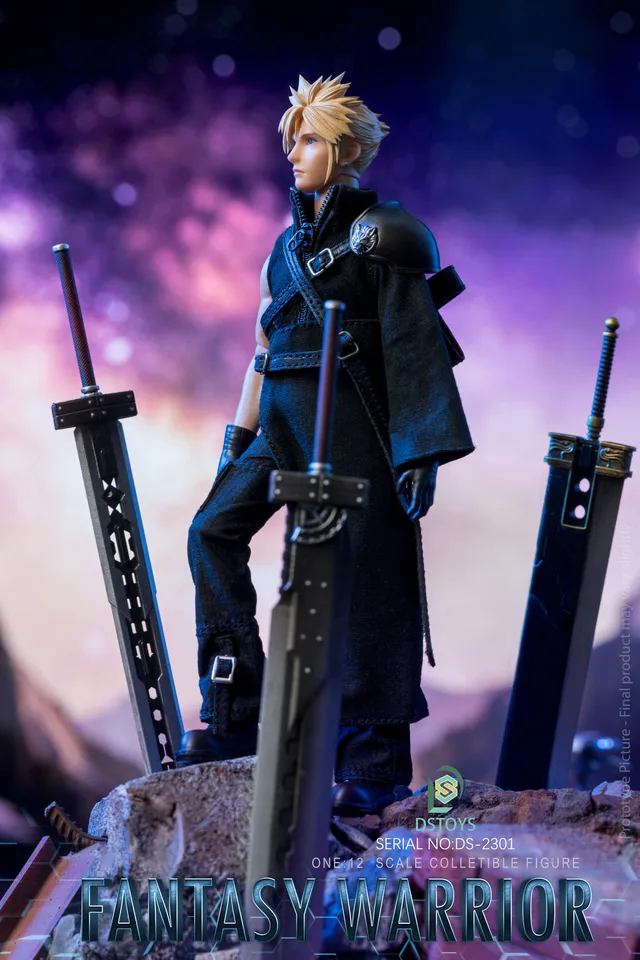 DSTOYS DS-2301 1/12 Male Soldier Fantasy Warrior Cloud Strife Full