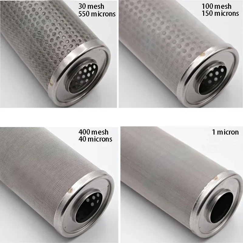 washable water filter element parts replacement High temperature resistance water purifier filter candle 5/10/20"stainless steel water filter element