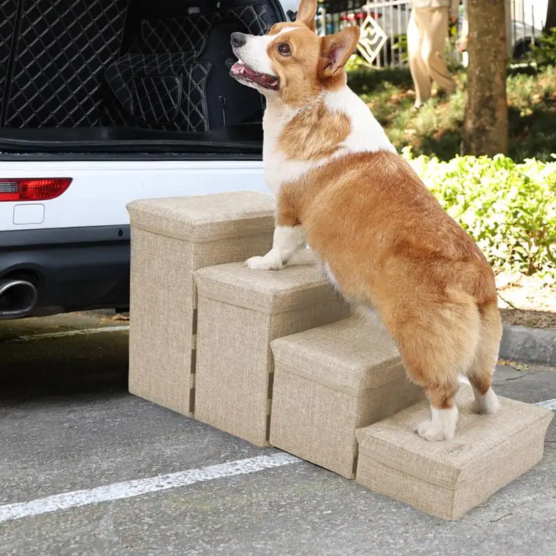 

Pet Stairs For Dogs Removable Pet Stairs Dog Ladder Ramp Cat Ramp Ladder Kitten Bed Ladder Puppy Steps Stairs Dog Sofa Ramp