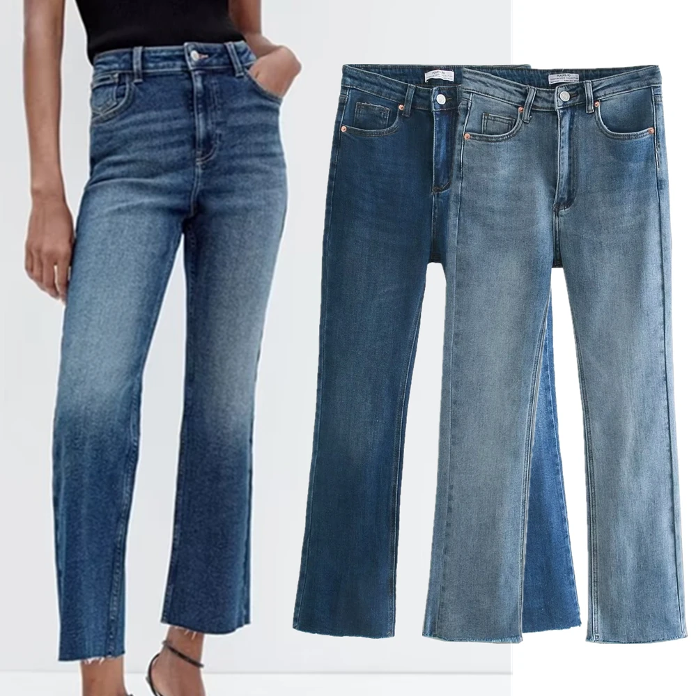 

Withered Mom Jeans Women England Style Casual Commuting Denim Pants Fashion Ladies High Waist Straight Jeans Women