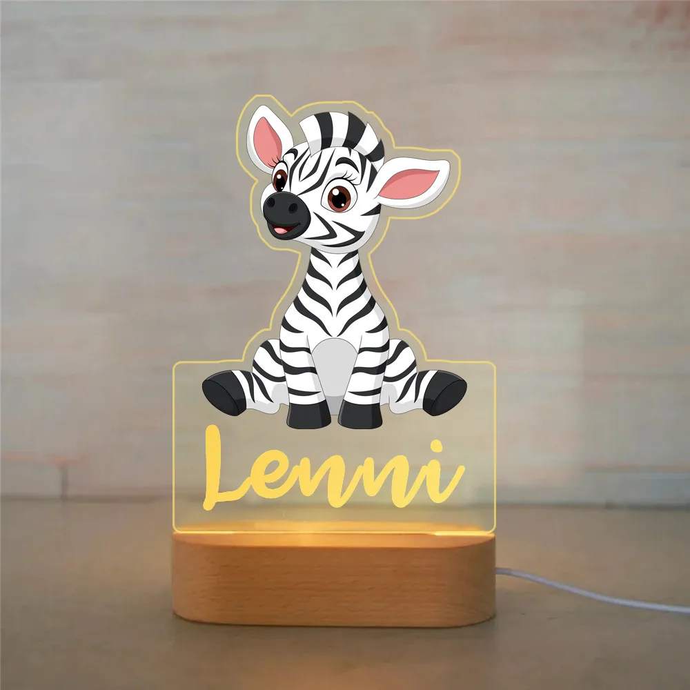 Creative 3D Night Lamp Acrylic Desktop Nightlight Boys and Girls Holiday Gift Decorative Night Lamp Bedroom Bedside Table Lamp