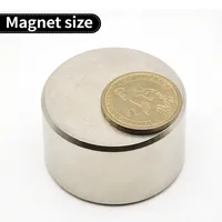 แม่เหล็กนีโอไดเมียมขนาด 50x30 มม. แรงสูงพิเศษ N35 NdfeB แม่เหล็กถาวรทรงกลม แม่เหล็กทรงพลัง แม่เหล็กติดตู้เย็น 2