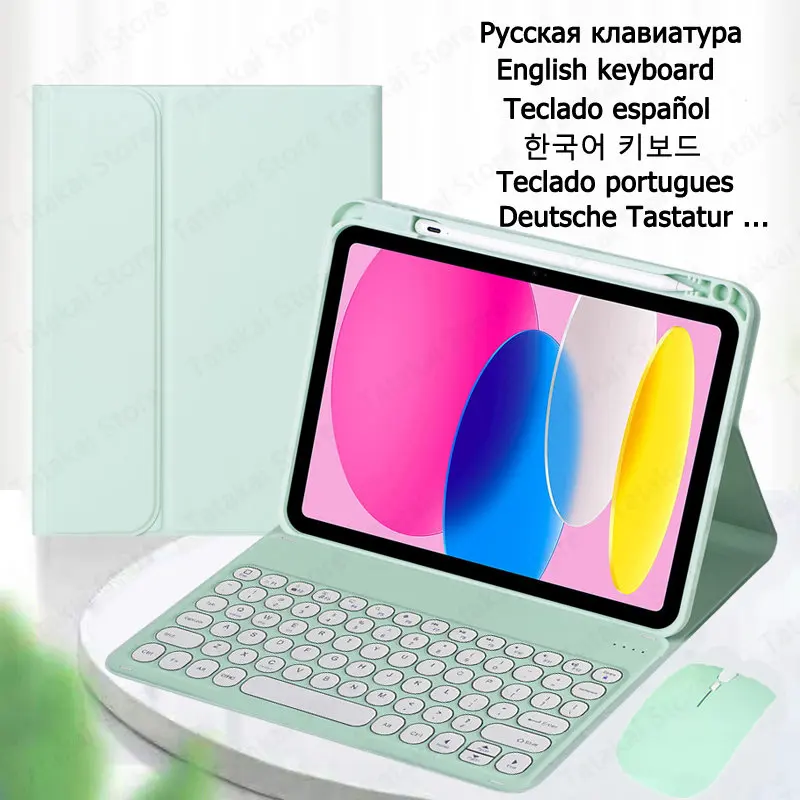 

Чехол для клавиатуры со слотом для ручки для Xiaomi Mi Pad 5, беспроводной чехол для клавиатуры для Xiaomi Pad 5, чехол для Mi Pad 5 Pro 11 дюймов