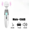 64 Modes Huge Head Magic Wand Massager Flexible Neck Ultra-powerful Motor For Body Massage Deep Muscle Relaxing Health Care 6