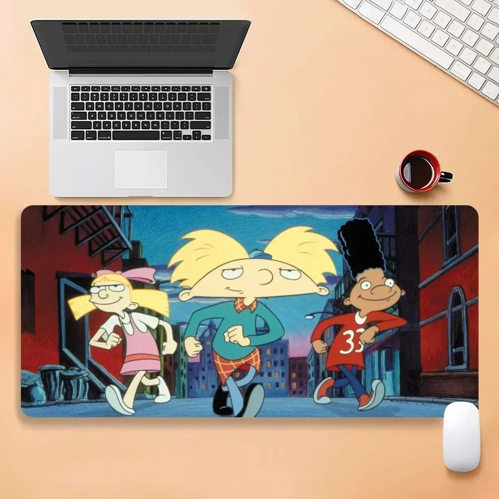 Cartoon H-Hey A-Arnold Funny Mouse Pad Office Large PC Computer Desk Keyboard Game Rubber Big Laptop Table 5