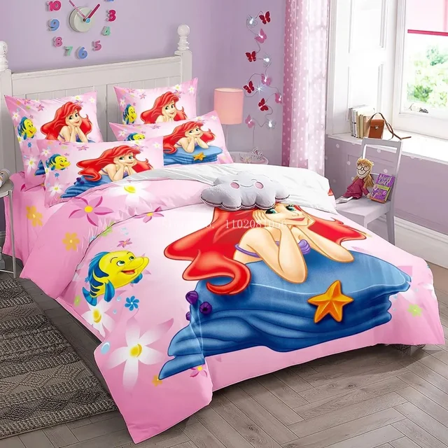 Spongebob Twin Bedding Set Cute Printed Cartoon Quilt Cover Duvet Cover Comforter Sets Queen King Size Kids Children Boy Bedroom 1