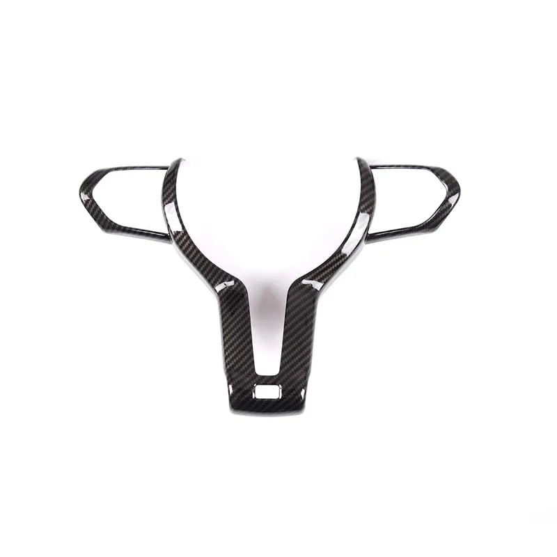 카본 파이버 스타일 자동차 인테리어 스티어링 휠 트림 커버 스티커 BMW F80 F82 F10 F85 F86 F87 M 스포츠 M2 M3 M4 M5 X5M X6M용