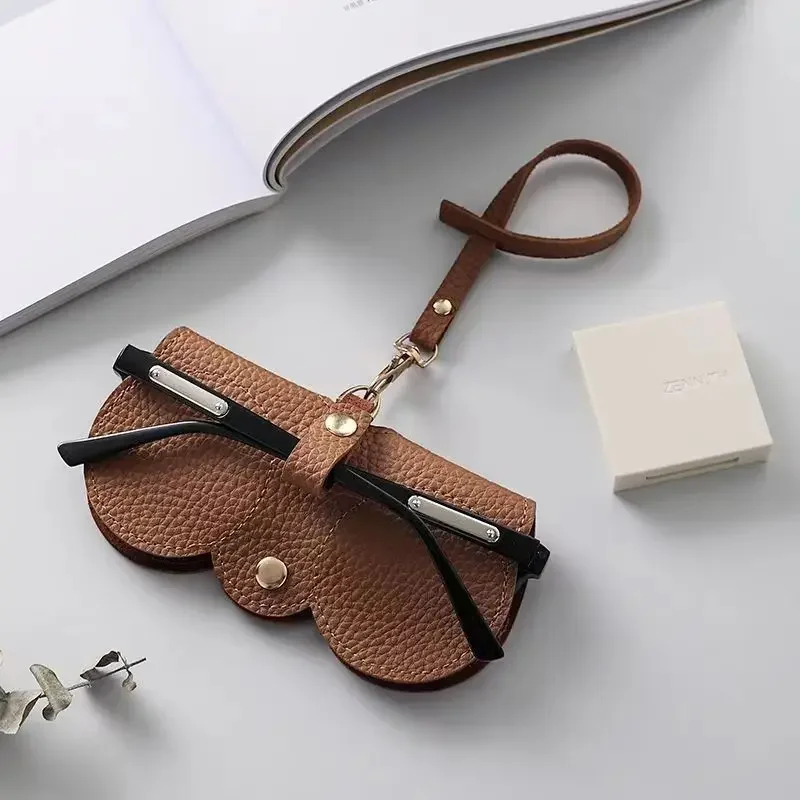 Sunglasses Bag Portable Eyewear Case Protective Cover Cute Eyewear Clip Women's Minimalist