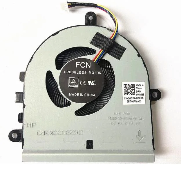 Ventilador de refrigeración para CPU, para Dell Inspiron 15, 5570, 5575, 3533, 3583, 3585, 5593, 5594, 3501, 3505, P75F, 07MCD0, DFS531005MCOT, PB7806S05, nuevo