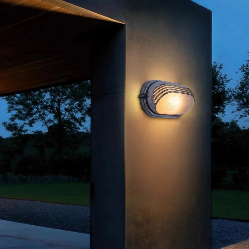 E27 Retro Industrial Outdoor Wall Lights wall light outdoor porch light for Coffee Shop Bar Pub Corridor Stair Vintage Glass Wall Lamp Exterior Lighting