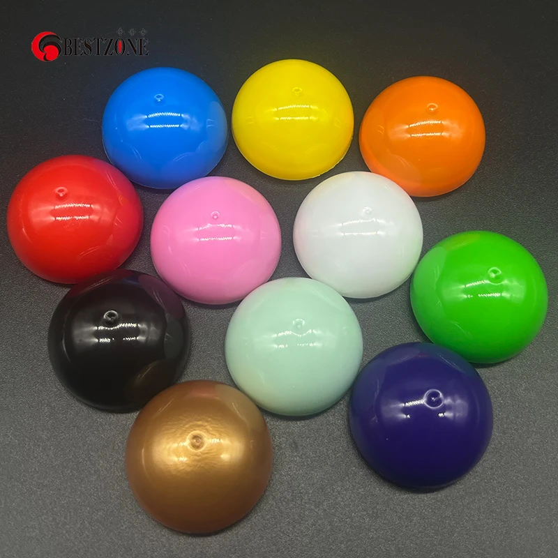 5Pcs 45MM 4.5CM 1.77Inch Toy Capsules Surprise Ball Mixed Colors Soft Empty Baby Kid Grasping Round Ornament For Vending Machine