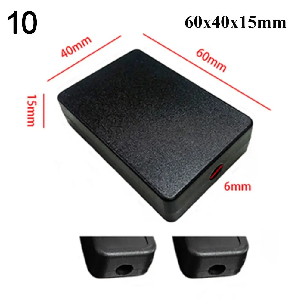 Durable Black ABS Waterproof Electronic Enclosure Box