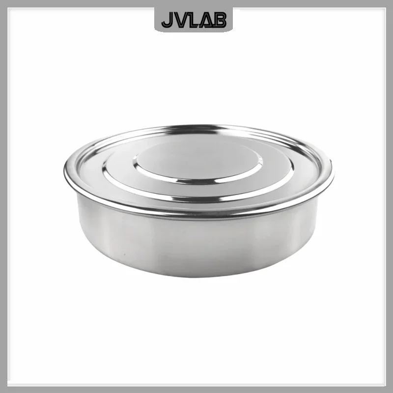 실험실용 304 SUS 뚜껑 및 하단, 약전 체 검사 커버 및 트레이, 직경 20 cm, 1/PK
