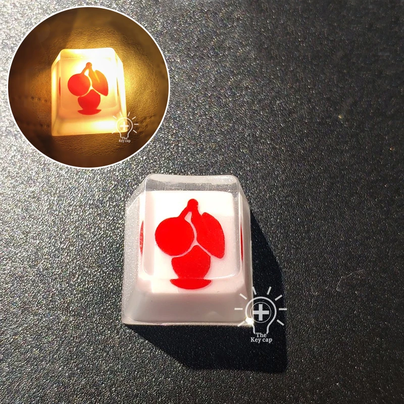 

Handmade Customized Resin Key Cap For MX Switches Mechanical Keyboard Backlit Resin Keycap For Cherry Logo R4 Height Keycap