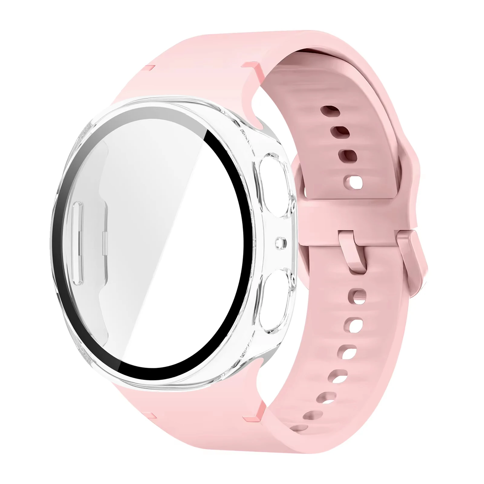 Abdeckung+Glas+Armband für Samsung Galaxy Watch 8 9 44mm 40mm 1:1 Offizielles Sport-Armband Correa Armband+Gehäuse Galaxy Watch8 Armband – Detail 6