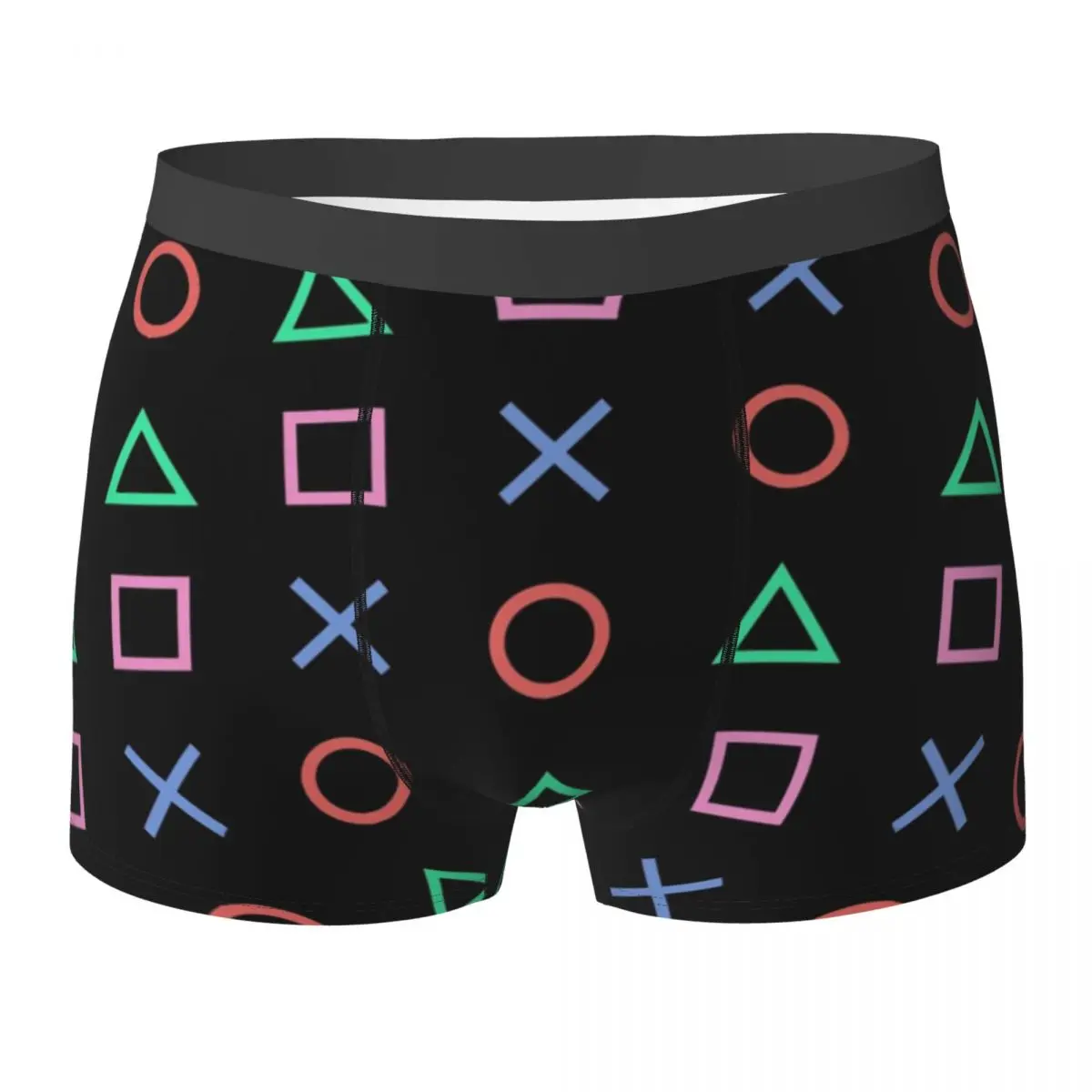 

Boxer Underpants Controller Buttons Icon Panties Men's Ventilate Underwear Shorts for Homme Man Boyfriend Gifts