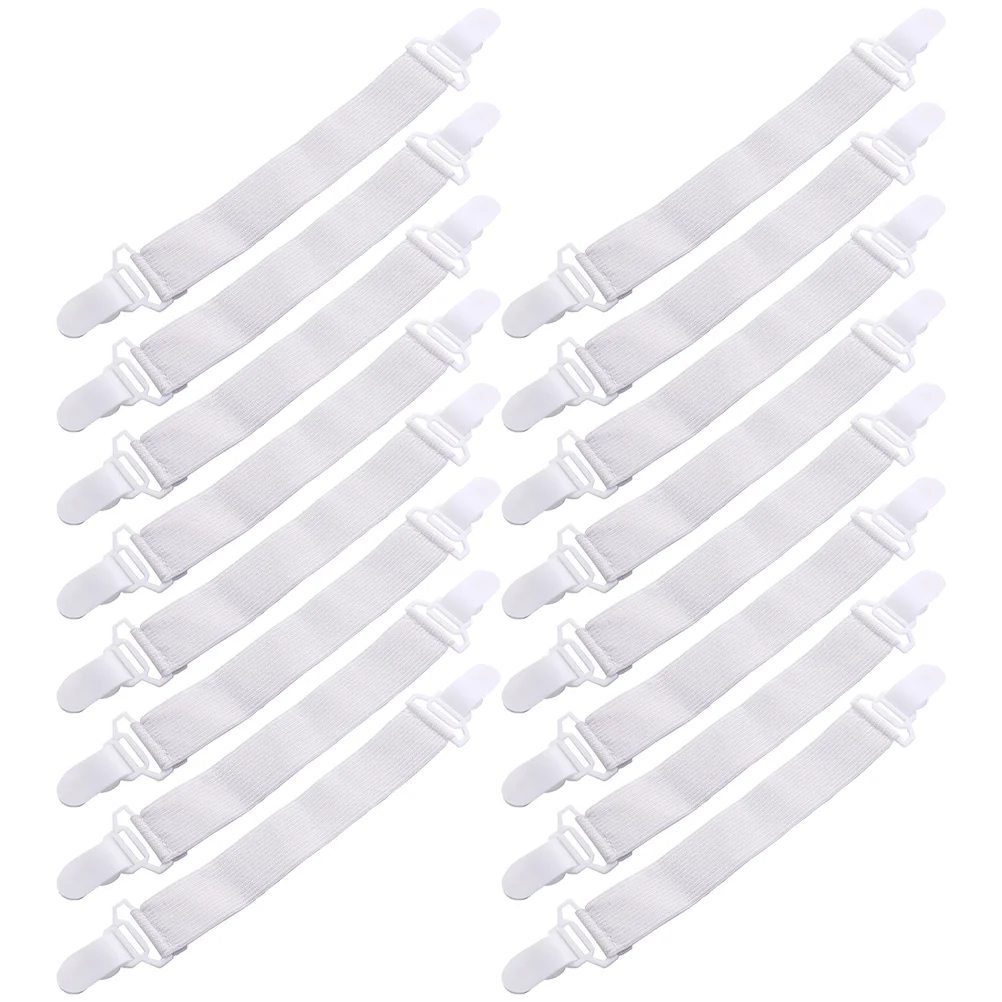 

16 Pcs Practical Anti-slip Sheet Buckles Bed Sheet Fastener Bed Sheet Keeper