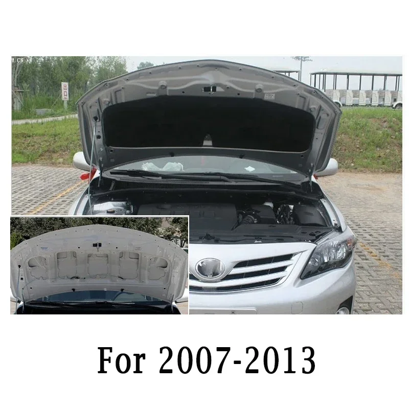 Front Hood Engine Sound Heat Insulation Cotton Pad Soundproof Mat Cover Foam For Toyota Corolla 2007-2013 2014 -