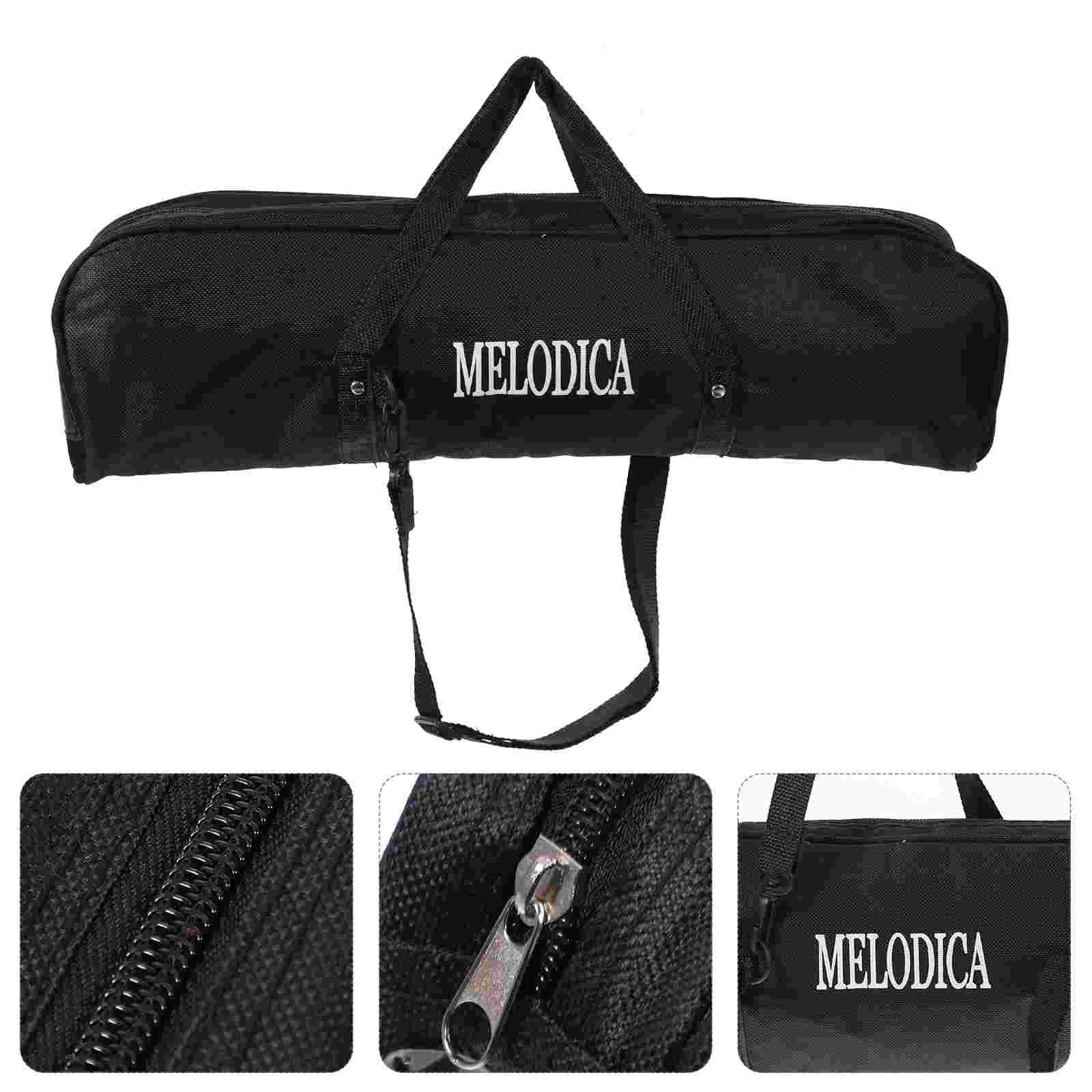 32 Key Melodica Carrying Case Keyboard Piano Storage Bag Musical Instrument Melodica Bag Shoulder Strap Handle For Travel piano keys melodica