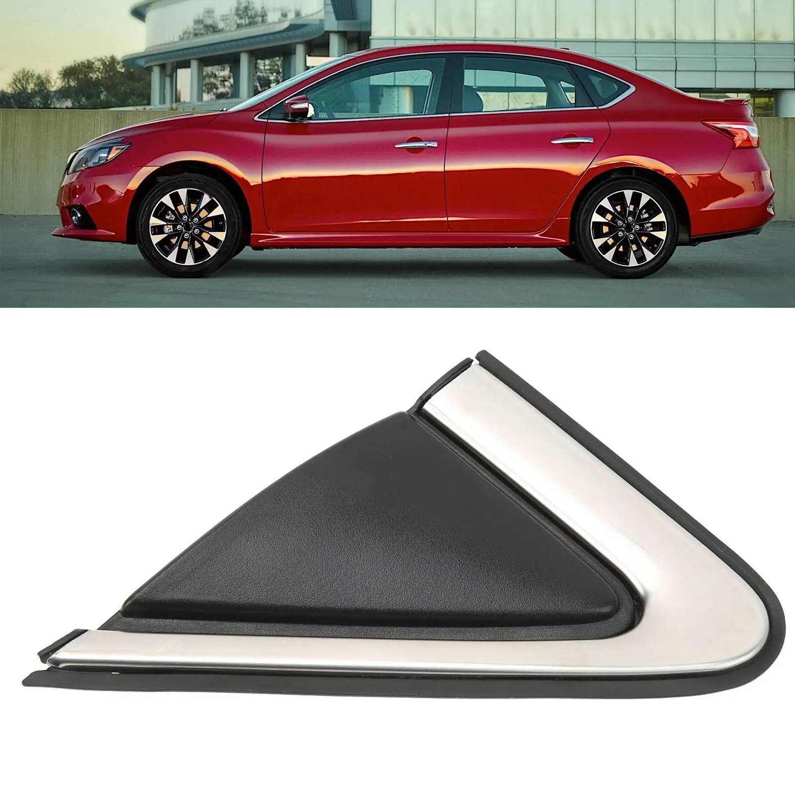 for replacement Front Left Window Mirror Trim Molding 96319-3SG0A-Durable & Easy to Install
