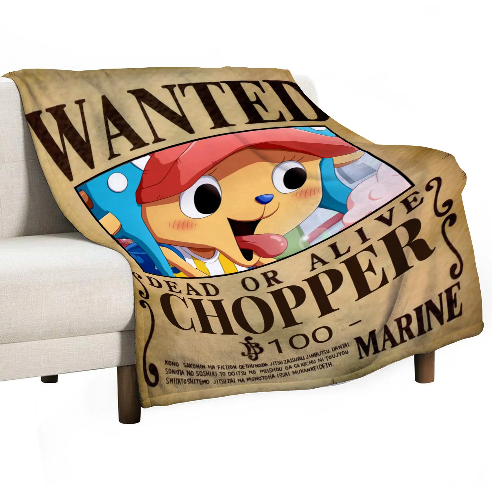 One Piece Anime HD Printed Flannel Thin Blanket.Four Season Blanket.for Sofa,bed,living Rooms,travel Picnic Blanket Gifts 4