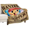 One Piece Anime HD Printed Flannel Thin Blanket.Four Season Blanket.for Sofa,bed,living Rooms,travel Picnic Blanket Gifts 4