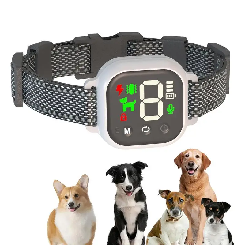 

Anti Barking Training Collar portable Anti Bark Collar Rechargeable Pet Bark Collar reusable Automatic Collar for dogs Training