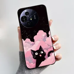 Sleek Black Shockproof Cute Case - Stylish Protection for 50 Pro NxtPaper 5G (HEI - TPU126)