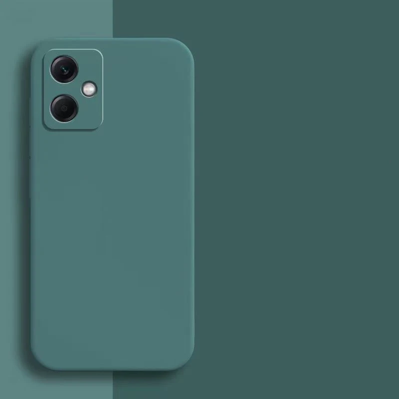 Luxury Square Silicone Shockproof Phone Case - Soft Protective Cover
