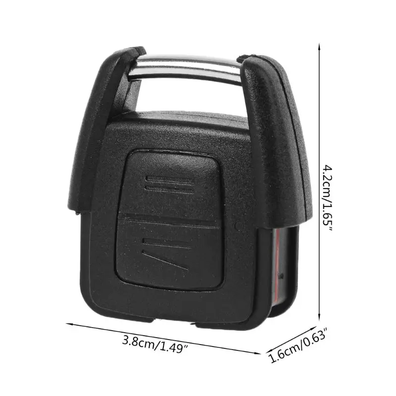 R3MD Upgraded 2 Button Vehicle Keys for Shell Car Remote for Key Cover Case O