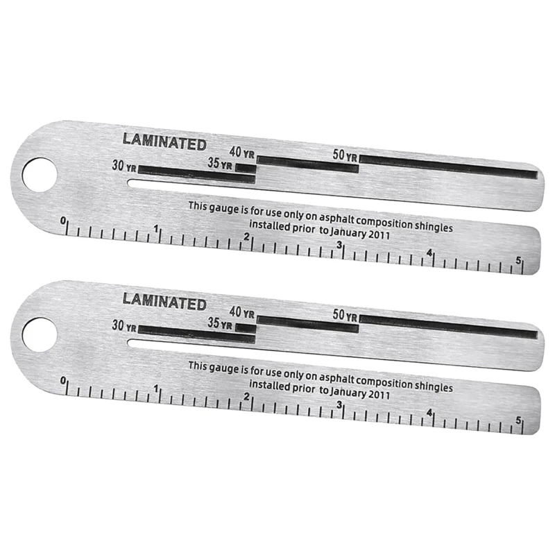 

2Pcs 4/09 Shingle Gauge,Measuring Tool For Roof Shingle,Roof Pitch Gauge,Equipment For Measuring Thickness Of Roof Tiles Durable