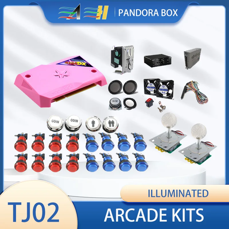 Arcade DIY Complete Kit Arcade Control PCB Pandora Box EX DX CX 3D Game Zero Delay Board Retro Gamebox 3d wifi pandora saga box gt 6666 in 1 pcb game board download more arcade hdmi vga arcade motherboard retro video converte