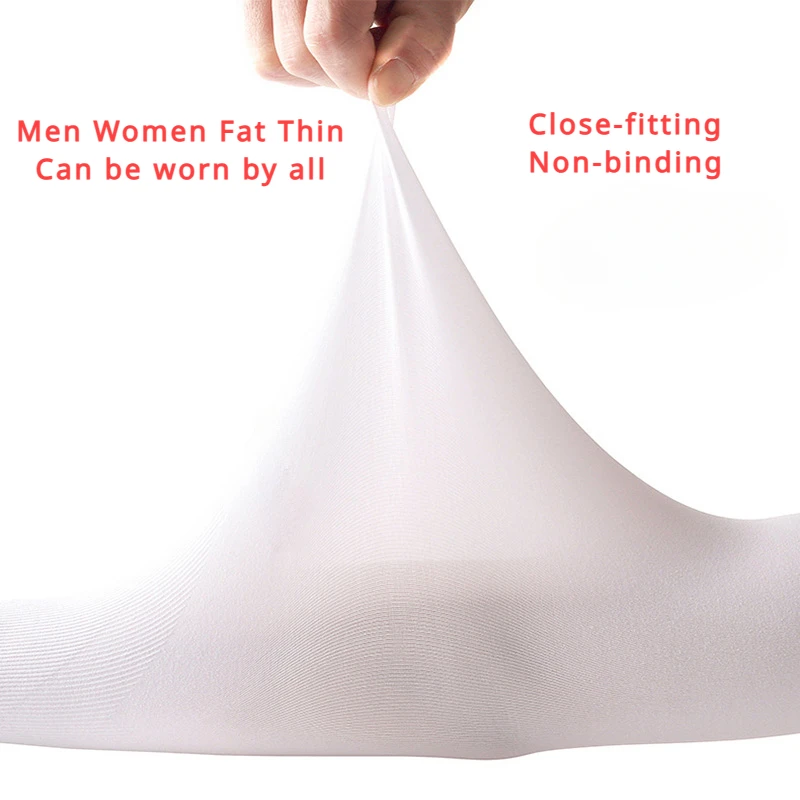 1 Pair Summer Finger Sleeve Cool Wearing High Elastic Elbow Spring Outdoor Riding Fingerless Fishing Ice Silk finger sleeves