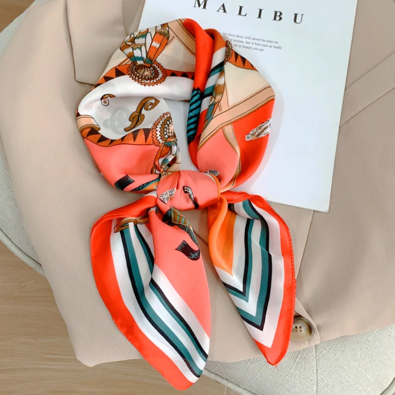 Women's Sunscreen Silk Scarves Fashion New Travel Head Scarves Luxury