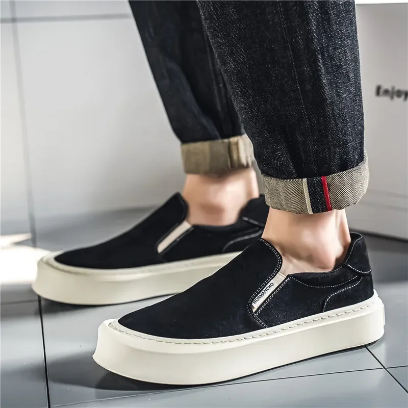 Fashion Men Boots Loafers Running Shoes