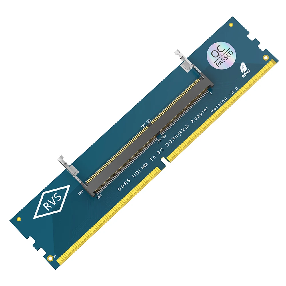DDR5 RAM Adapter for Laptop to Desktop Conversion with Overcurrent Protection