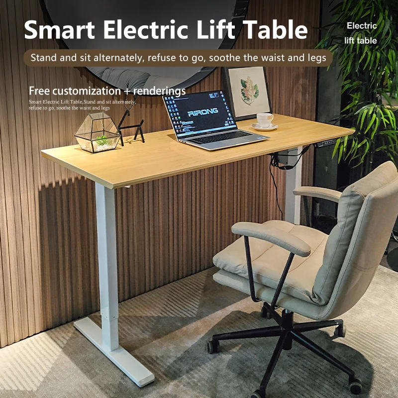 

Стол компьютерный Электрический с регулируемой высотой, Автоматический подъемный столик из трех секций для офиса и дома