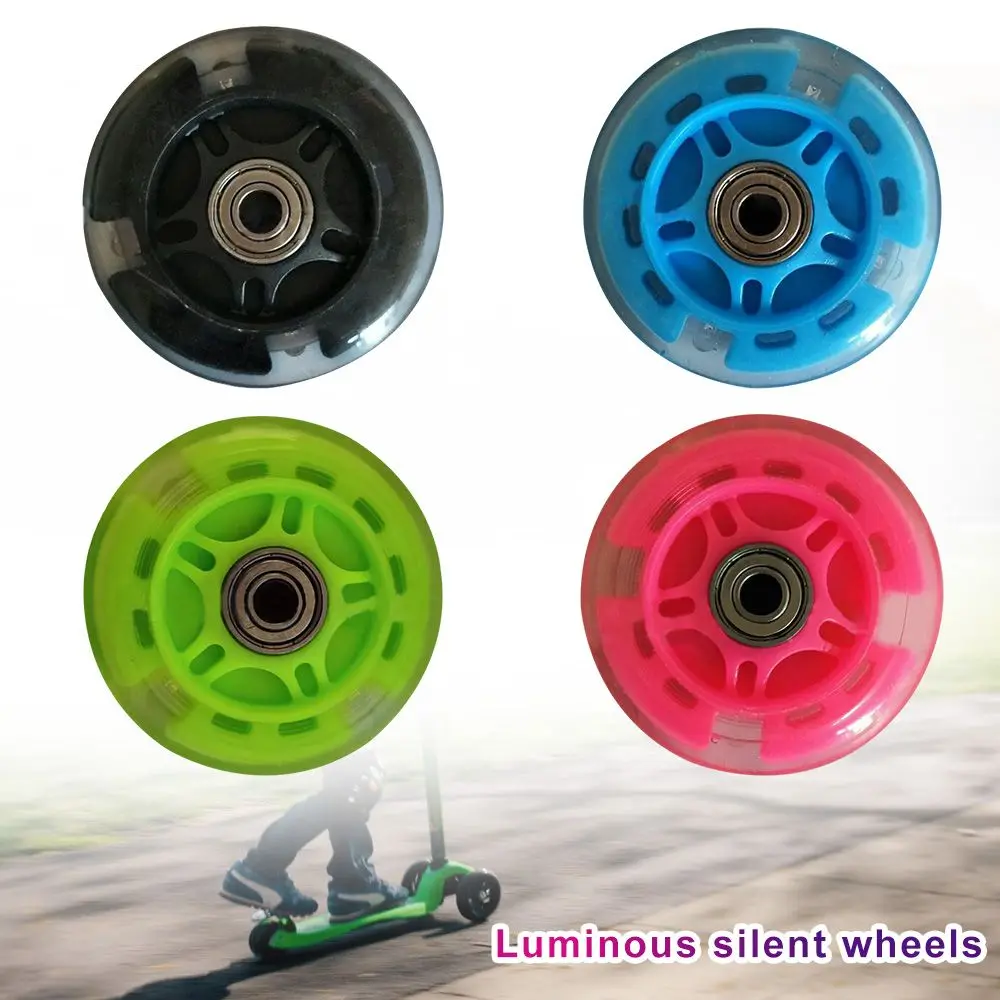 

Toys Gifts 4 Colors Light Skate Wheels LED Scooter Wheel Scooter Bearings Scooter Wheel