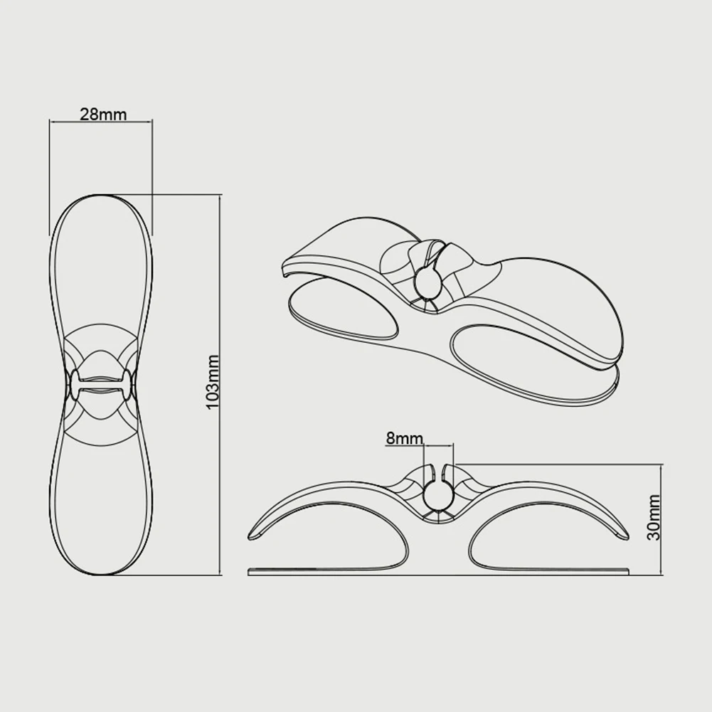 Wire Fixed Clamp Self-adhesive Rubber Electrical Appliances Wire Clamps 4/9pcs Practical Data Line Winders Home Supplies