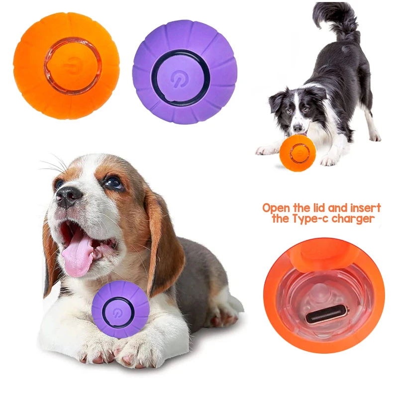 Auto Smart Dog Toys For Dogs Electric Dog Ball Toystraining Selfmoving