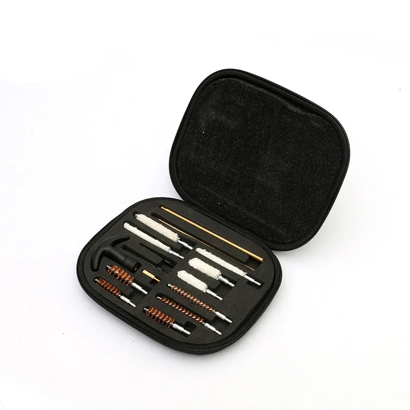 

Универсальный Набор для чистки пистолета, калибр, бронзовая Щетка 14 в 1 и латунный адаптер Jag, аксессуары для охоты