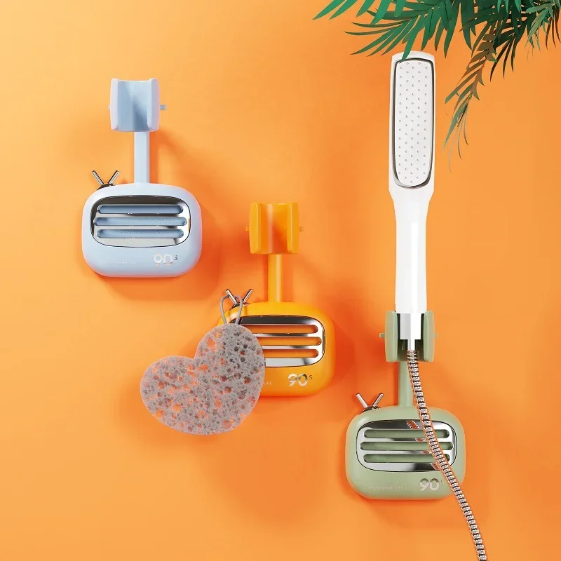 No Punching Shower Bracket Head Head Adjustable Bathroom Nozzle Shower Universal Fixed Seat Radio Bracket