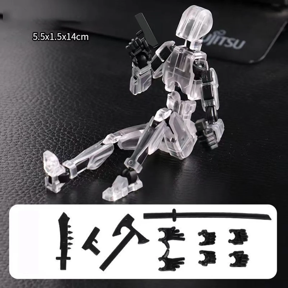 UNGH Multi-Jointed Movable Robot Action Figure – 3D Printed Full Body Toy