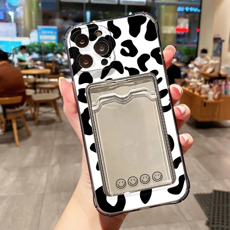 thumbnail image 1 of Funda de teléfono transparente con tarjetero para iPhone 15 Pro Max, carcasa de bolsillo con billetera para iPhone 11, 13, 12, 14 Pro Max, XR, X, XS, 8, 7, 14, 15 Plus, SE, 1 of 5