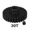 M1.5 8mm 1Pcs 11T-30T Motor Gear Metal Blcak Hardened Steel Pinion for 1/5 1/8 1/10 RC Car Parts Remote Toys Car Parts 6