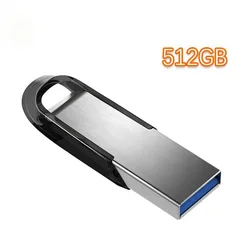 2TB High - Speed Metal USB Flash Drive - Portable Storage Solution (Black 512GB)