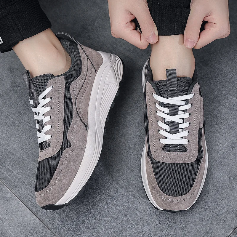 New Sports Casual Shoes Mesh Breathable Men's Shoes Light Color High Quality Lightweight Shoes Low Top Basketball Shoes