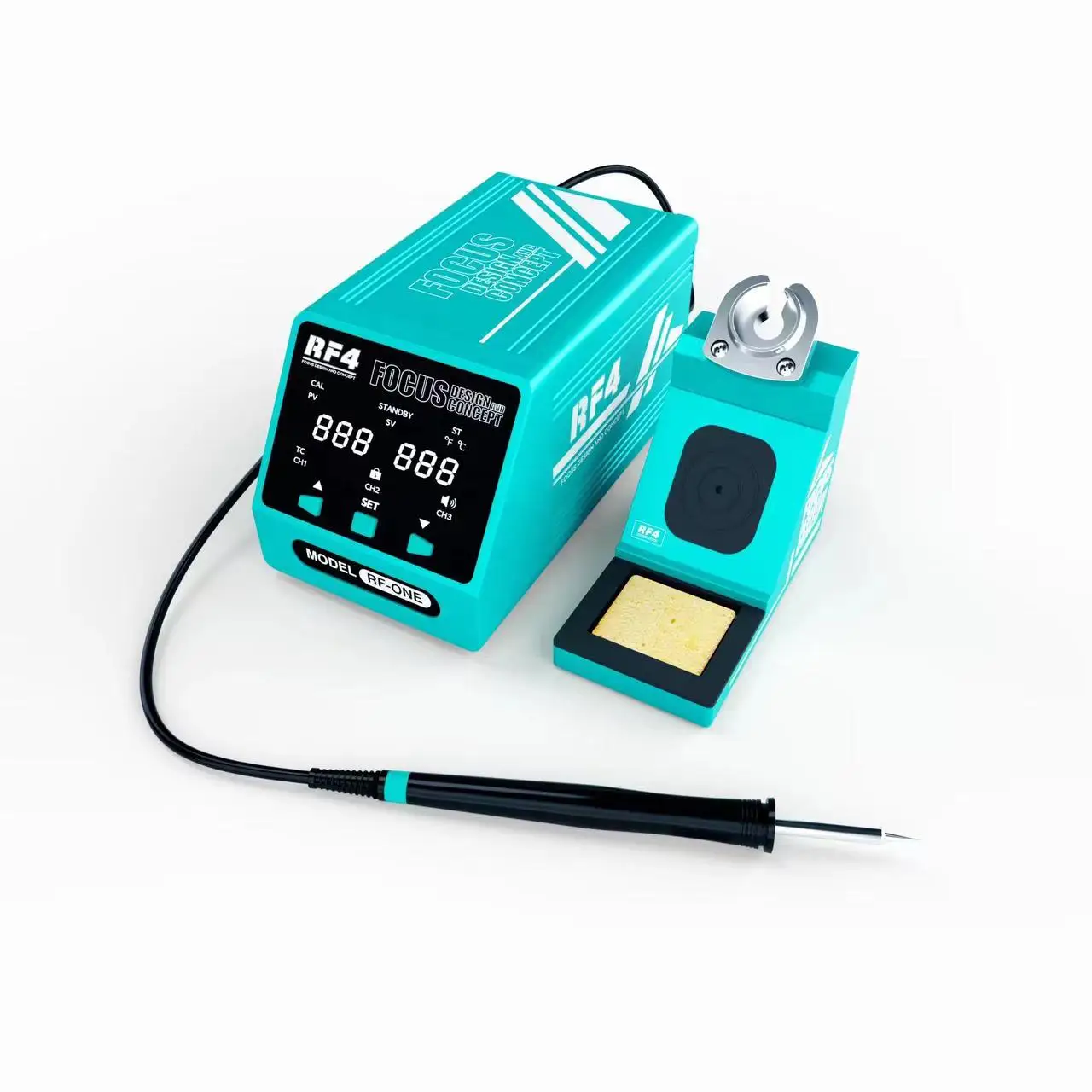 

rf 4 Soldering Stations Automatic sleep SMD Bga Hot Air Solder Rework Station For Cell Phone Repair