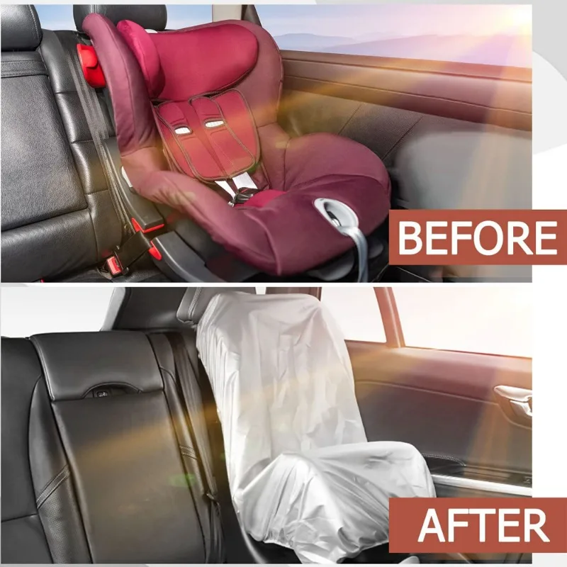Car Child Seat Sunshade Auto Baby Seat Sun Shade Protector Universal UV Protection Dust Insulation Sunscreen Aluminum Film Cover car sunshade